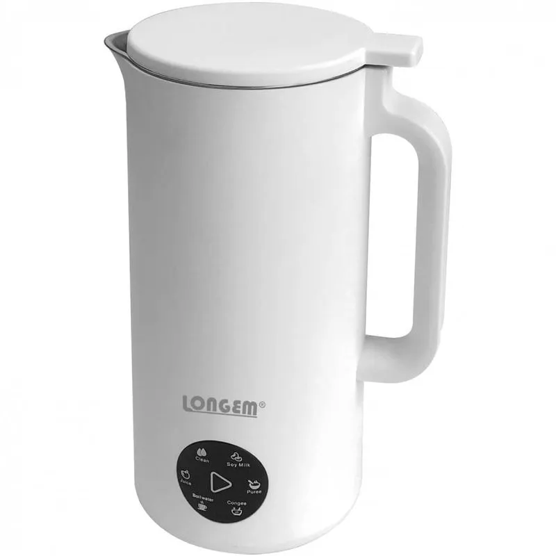 Longem Espumador de Leite Elétrico 350 mL Aquecimento Automático 110V Branco