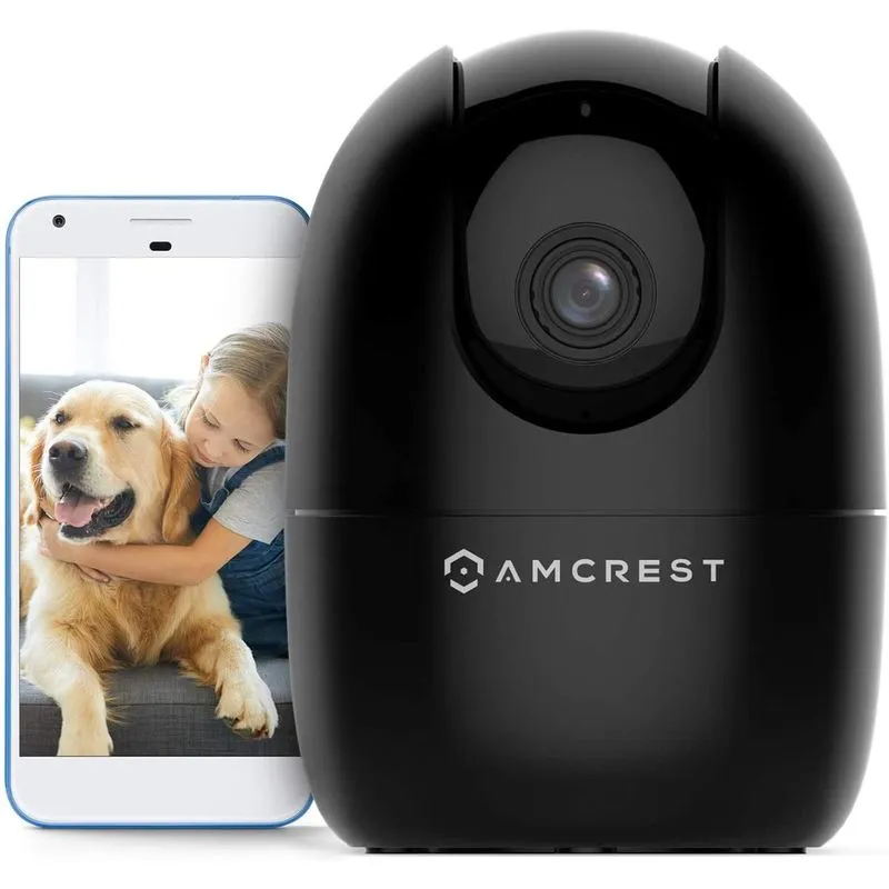 Amcrest Câmera de Segurança Interna 1080P WiFi Detecta Movimento 2 Saídas de Audio