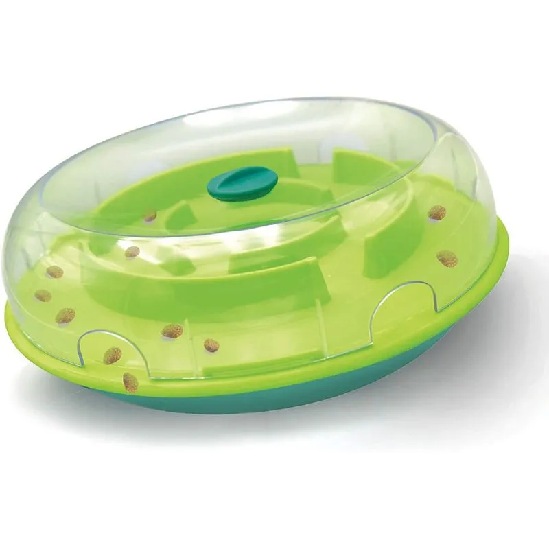 Wobble Bowl Comedouro QuebraCabeças Divertido para Cães
