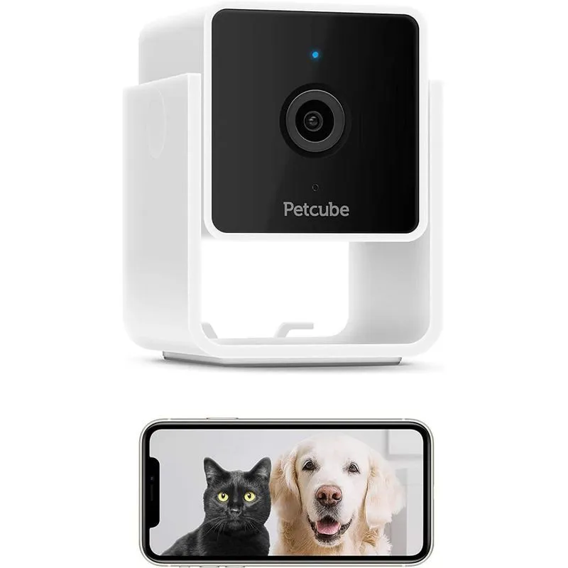 Petcube Câmera WiFi Remota 1080p HD com Visão Noturna e 2 Saídas de Áudio