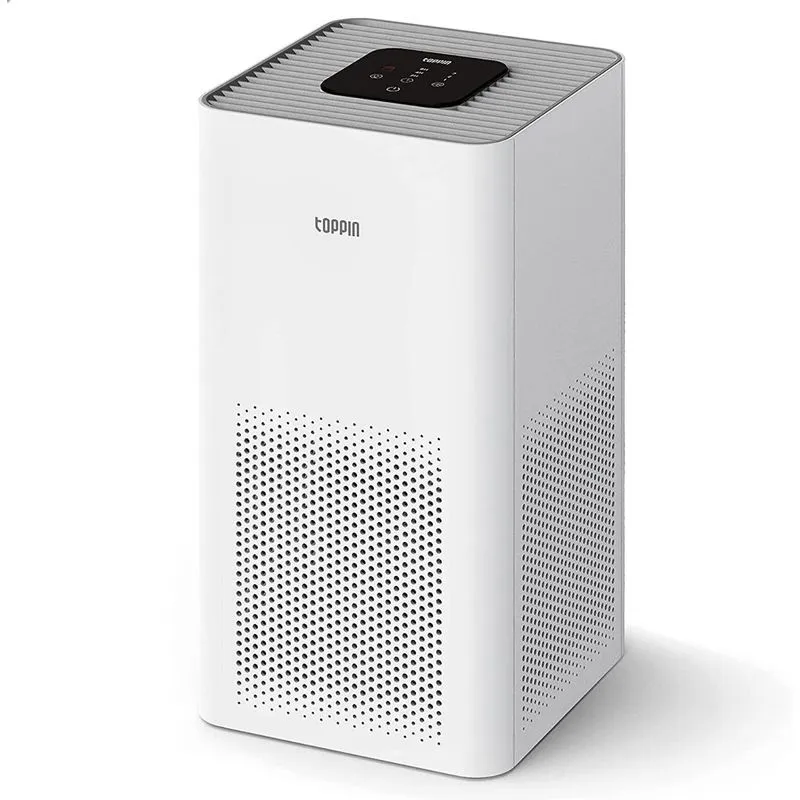 TOPPIN Purificador de Ar com Filtro HEPA H13 3 em 1 Área 19 m2