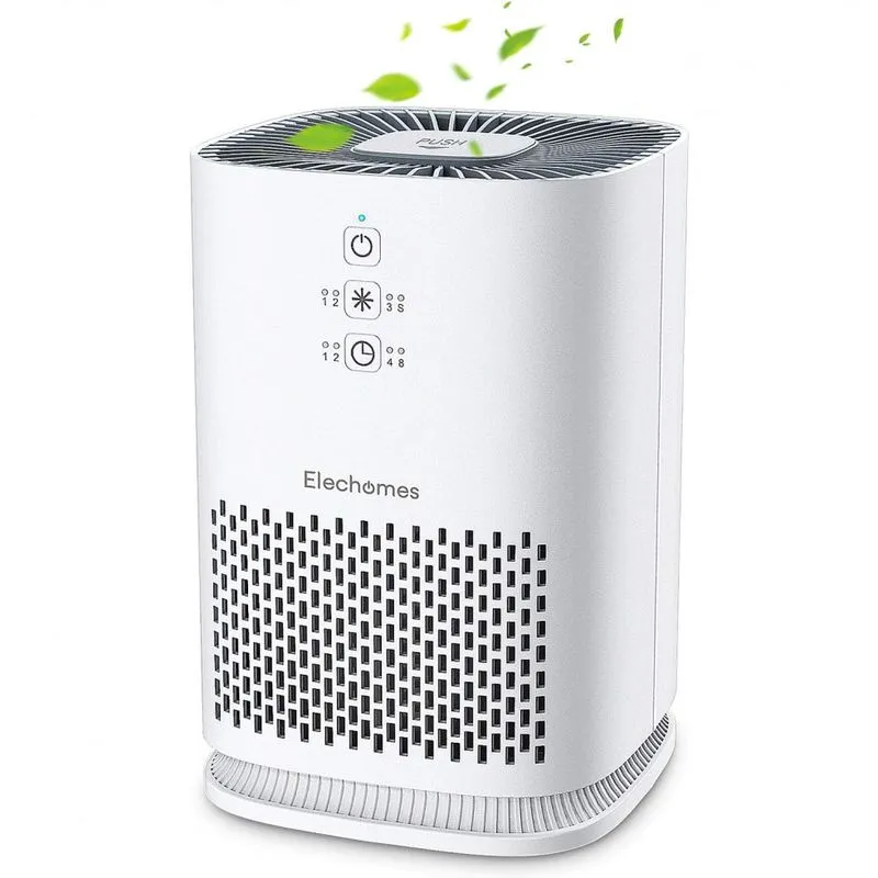 Elechomes Epi081 Purificador De Ar C, Filtro Hepa H13, Área Até 20 M2, 13w, Preto