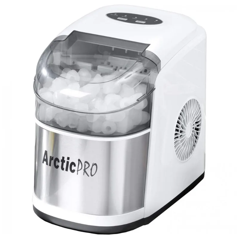 Maquina De Gelo Automatica Portatil Ate 11 Kg De Gelo Em 24h, 110v, Arctic Pro, Branco