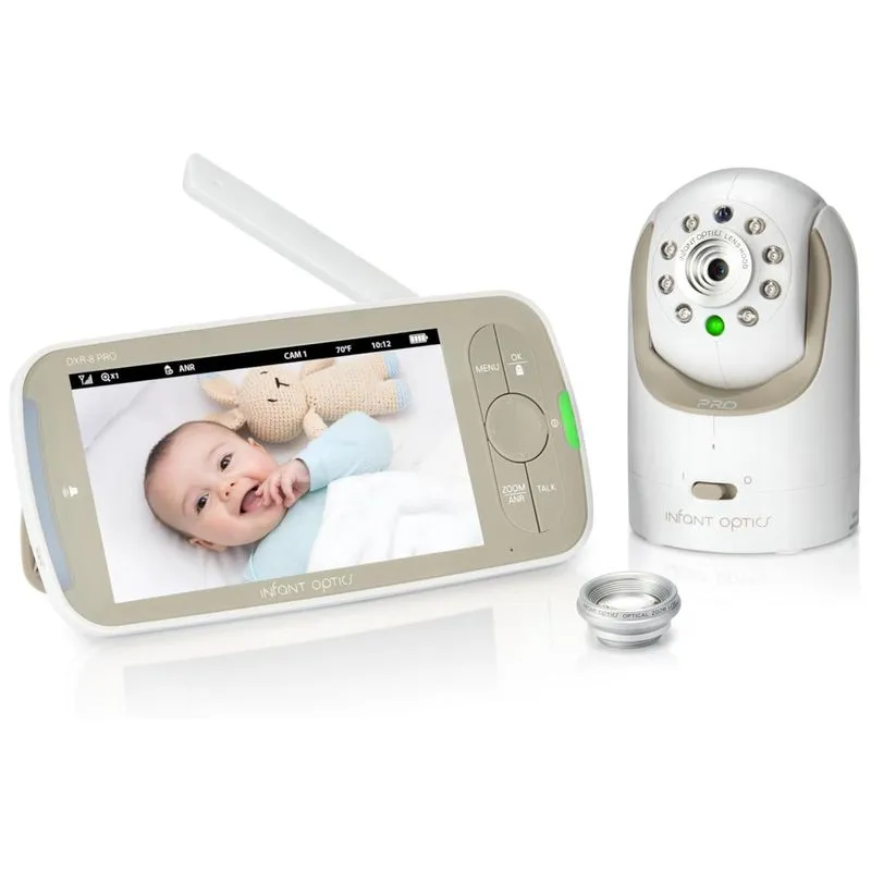Baba Eletronica Com Monitor 720p De Hd, Infant Optics Dxr 8pro, Branco