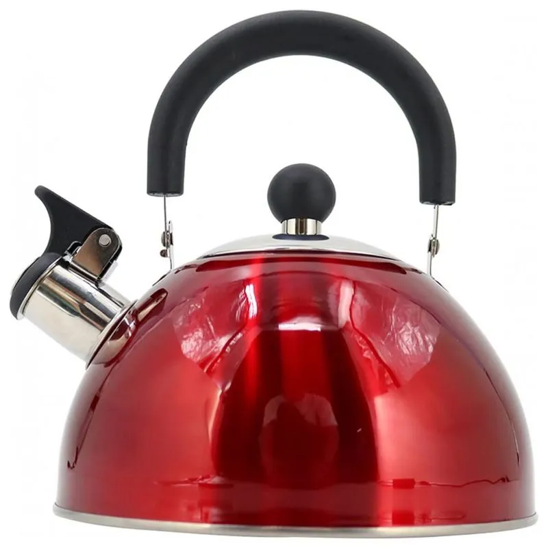 Kaisa Villa Tchaleira De Chá 2.5l, Com Apito, Aço Inoxidável, Branca