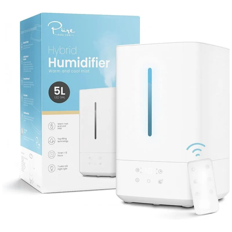 Umidificador Ultrassonico 5l, Com Desligamento Automatico, 110v, Pure Daily Care, Branco