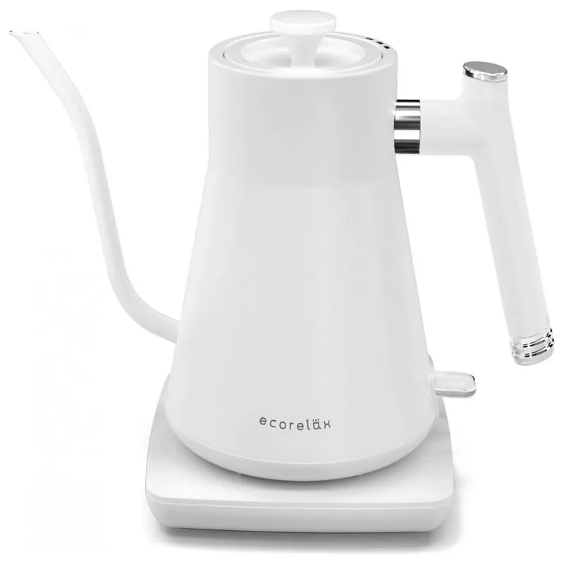 Ecorelax Yk 139w Chaleira Elétrica 0.8l, Aço Inoxidável, 1200w, 110v, Branca