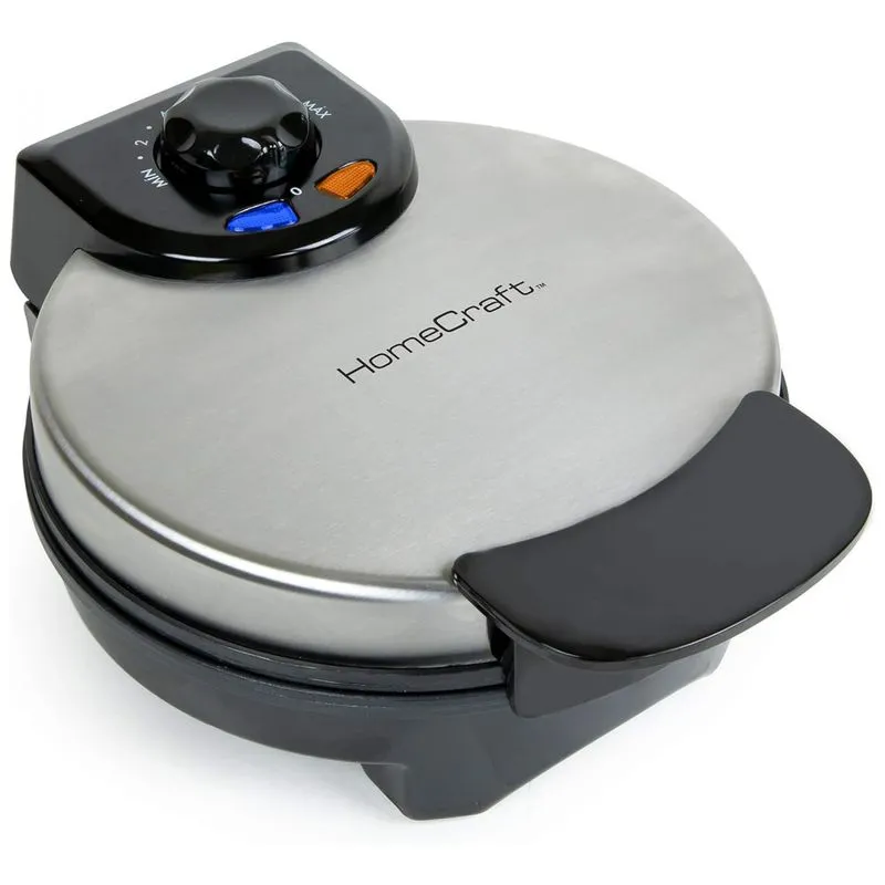 Homecraft Maquina De Waffle Antiaderente, Aco Inoxidavel, 550w, 110v, Nostalgia Hcrbw7ss, Prateado