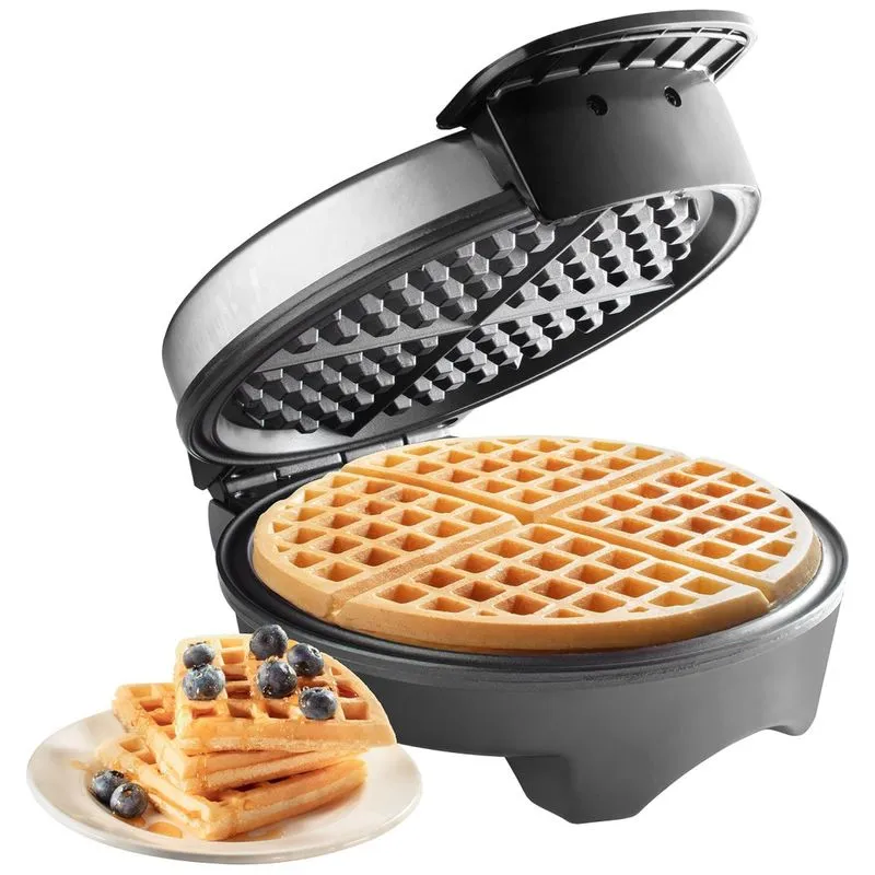 Maquina De Waffle Antiaderente, Aco Inoxidavel, 1000w, 110v, Cucinapro 1474, Prateado
