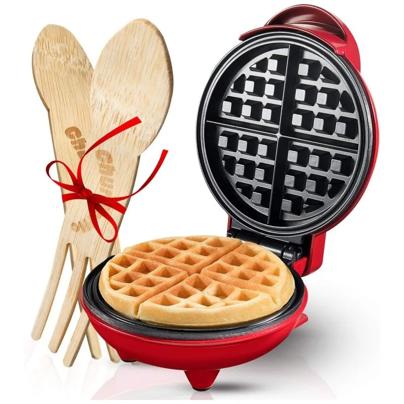 Maquina De Waffle Antiaderente, Aco Inoxidavel, 550w, 110v, Burgess Brothers Bbq Burgers Committed To Service, Vermelho