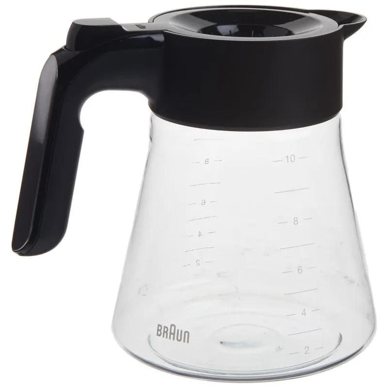 Jarra De Vidro 2.4l Para Reposicao, Braun Brsc008, Preto