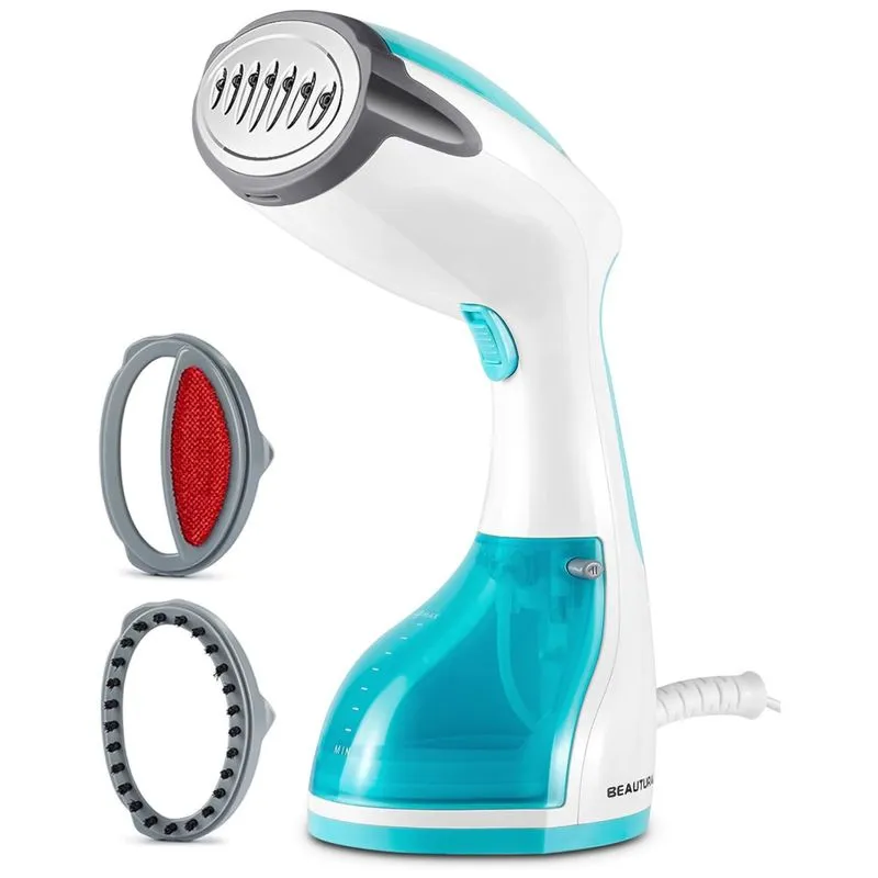 Vaporizador De Roupas Portatil, Aquece Em 30s, 240 Ml, 1200w, 110v, Beautural 722na 0001, Azul Turquesa