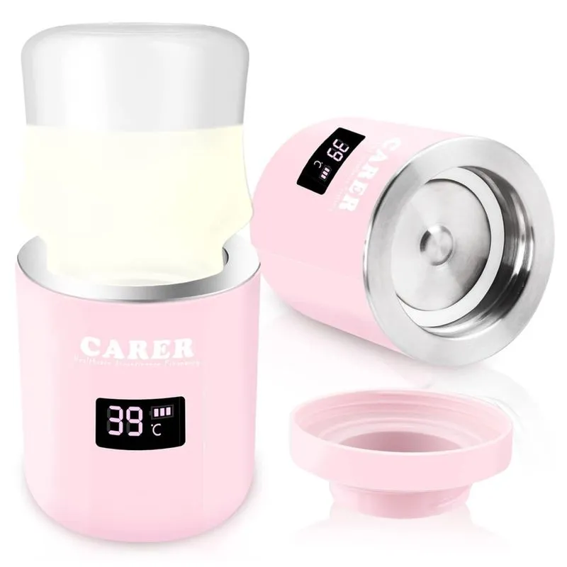 Aquecedor De Mamadeira Com Tela Digital, Tamanho Padrao, Carer Healthcare Incontinence Pregnancy 1, Rosa