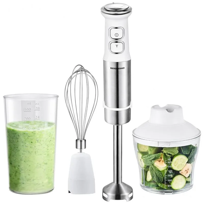 Redmond Mixer Com 3 Velocidades E Acessorios, Aco Inoxidavel, 500w, 110v, Branco