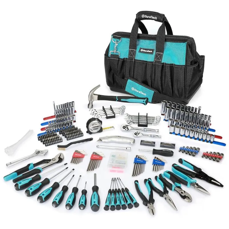 Kit De Ferramentas Com Maleta De Transporte, 269 Pecas, Duratech, Azul
