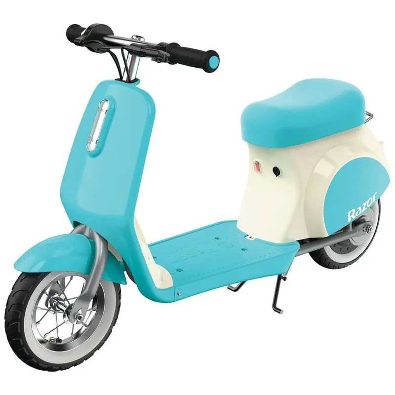 Moto Eletrica Infantil 12v Recarregavel, Ate 3 Km Por Hora, Com Luz Led, Razor 15130894, Azul