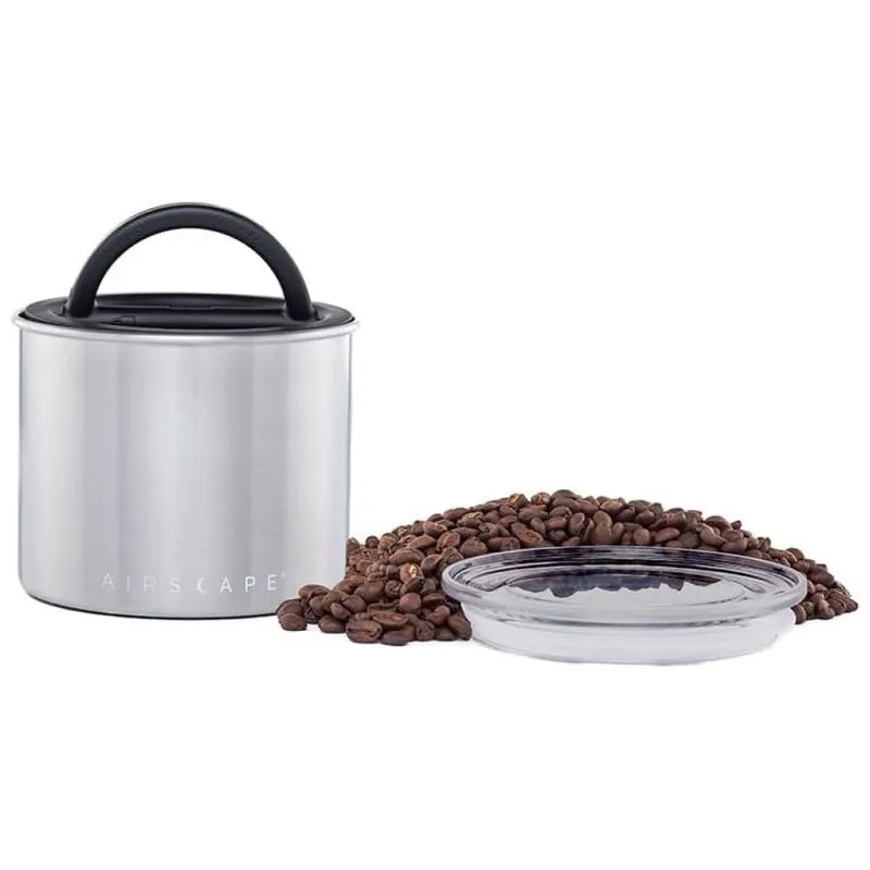 Airscape Pote Hermetico Para Cafe 500g Em Aco Inoxidavel, Planetary Design 645771002077, Prateado