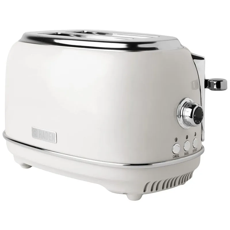 Haden 75018 Heritage Torradeira Eletrica De 2 Fatias Com 6 Niveis De Tostagem, 900w 110v, Branca