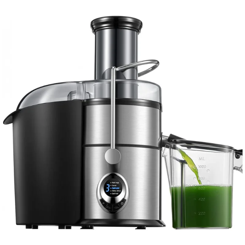 Centrifuga De Frutas Com 5 Velocidades, Aco Inoxidavel, 800w, 110v, Ke , Cinza