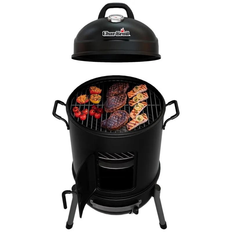 Churrasqueira A Carvao Portatil E Compacto Serve Ate 4 Pessoas, Char Broil 18202075, Preto