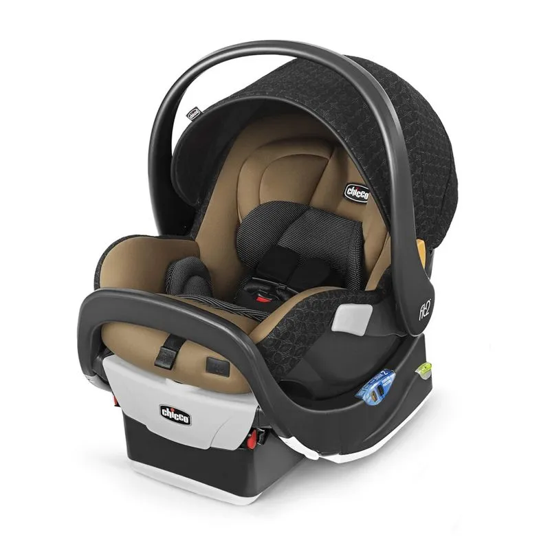 Cadeira De Bebe Para Carro Com Posicoes Ajustaveis De 1 A 15 Kg, Chicco 07079771750070, Preta E Marrom