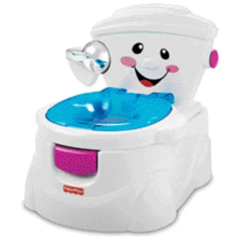 Troninho Realista Interativo Para Criancas Com Assento Ergonomico, Fisher Price N4283, Branco