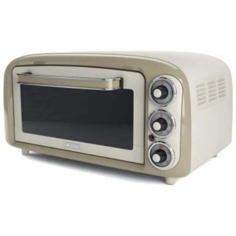 Forno Eletrico De Bancada Retro 18l Com 4 Niveis De Temperatura E Temporizador, 1380w, 110v, Ariete, Bege