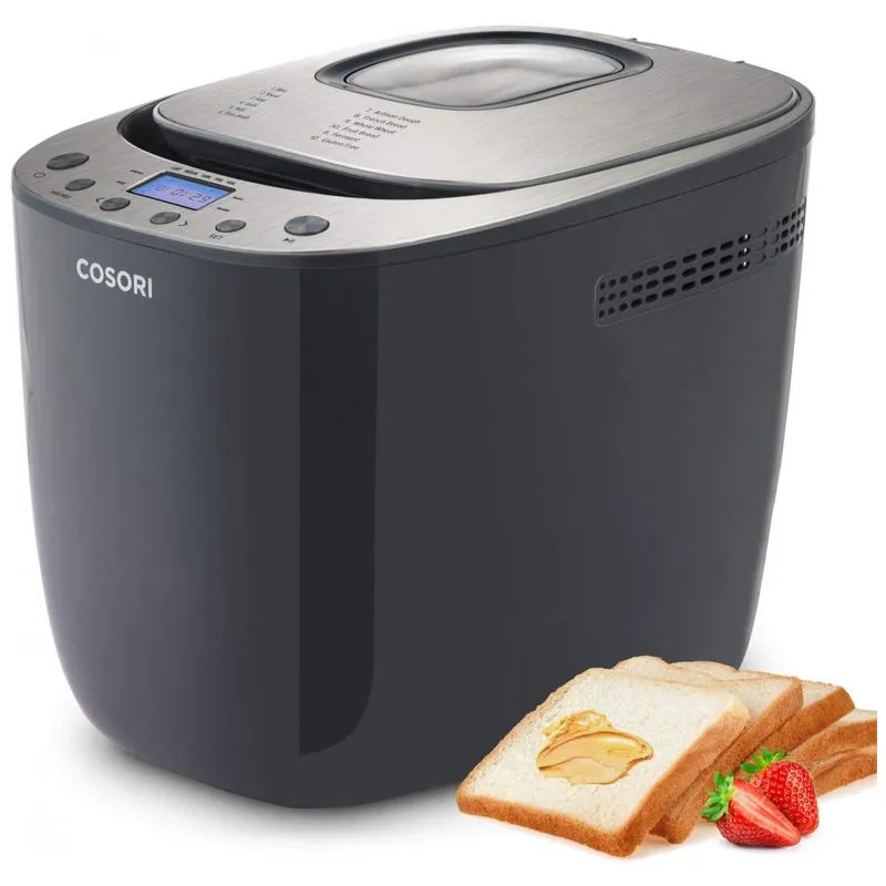 Panificadora Automatica M 12 Modos E Livro De Receita, 110v, Cosori Bm201 Co, Preto