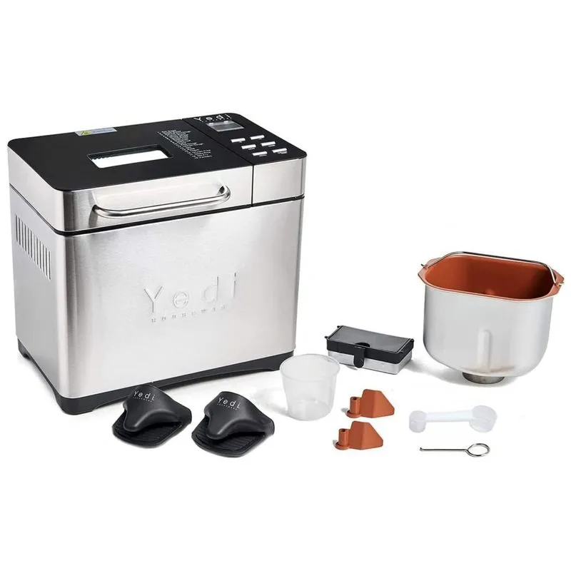 Panificadora Automatica Com 19 Modos, 110v, Yedi Houseware Gv029, Prateado