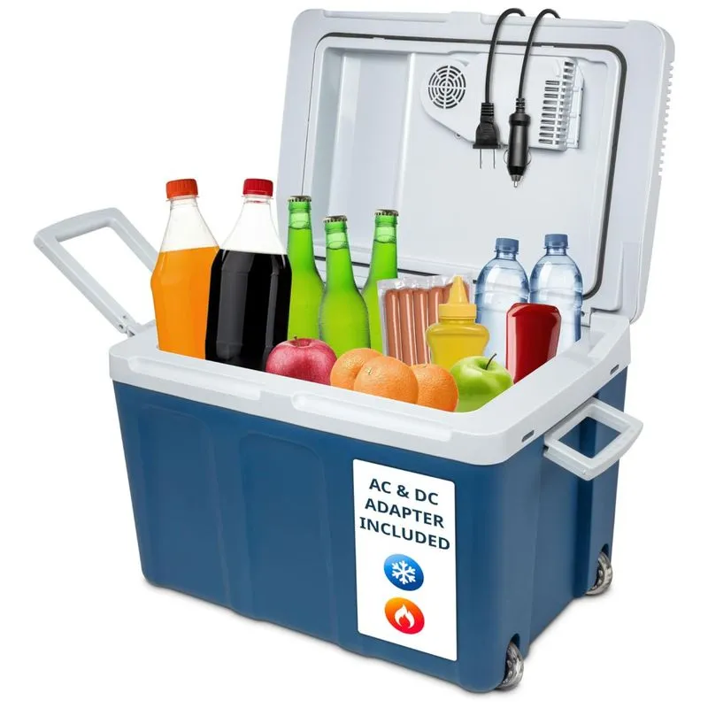 Mini Geladeira, Cooler Automotiva Eletrico Portatil 45l, 110v, Ivation, Azul