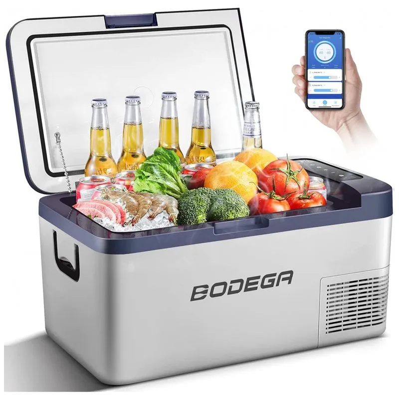 Mini Geladeira, Cooler Automotiva Eletrico Portatil 18l, 110v, Bodega Bojt0720, Cinza