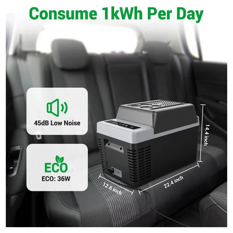 Mini Geladeira, Cooler Automotiva Eletrico Portatil 23l, 110v, F40c4tmp A3001 02002, Preto