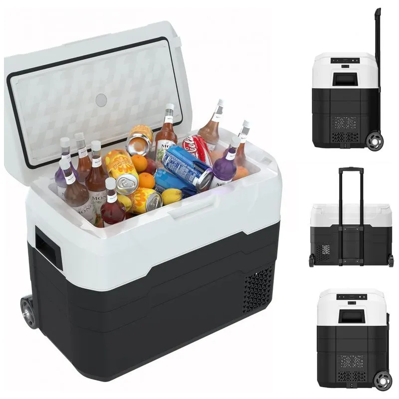 Mini Geladeira, Cooler Automotiva Eletrico Portatil 40l, 110v, Reliancer, Preto