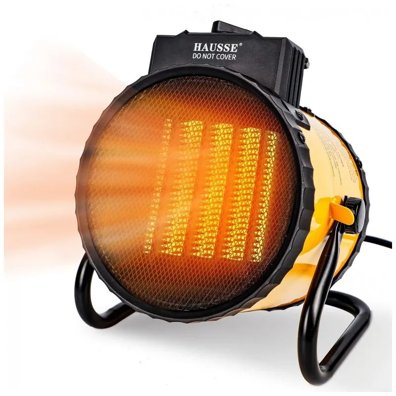 Aquecedor Eletrico Portatil Silencioso, 1500w, 110v, Hausse Dq1016, Amarelo