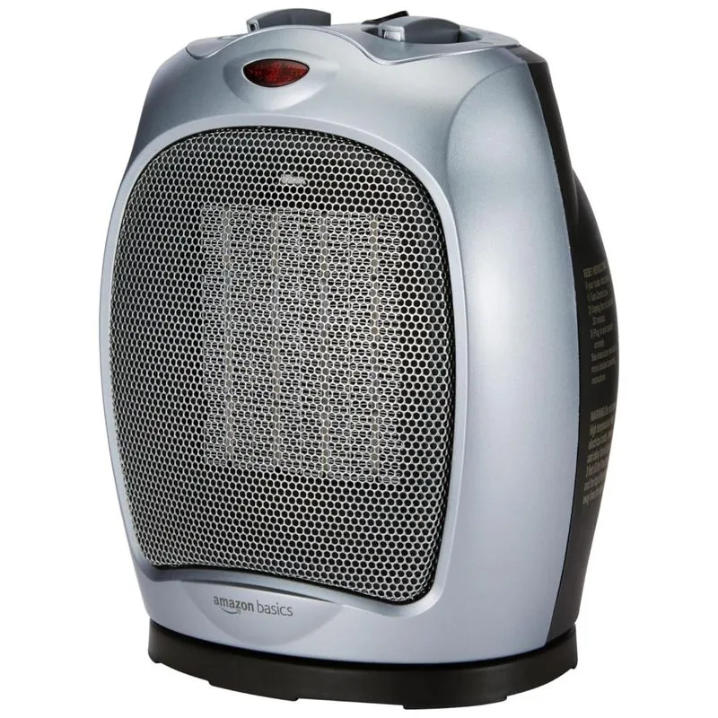 Aquecedor Eletrico Portatil Y Silencioso, 1500w, Y, 110v, Dq1928 Y, Prateado