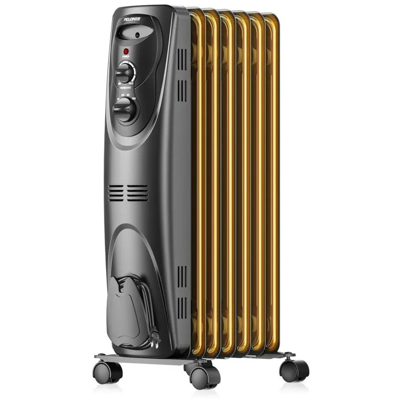 Aquecedor Eletrico Portatil Silencioso, 600 1500w, 110v, Pelonis Pho15a2agb, Preto