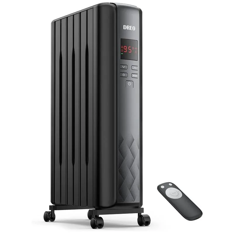 Aquecedor Eletrico Portatil Com Controle Remoto E Temporizador, 1500w, 110v, Dreo Dr Hsh005, Preto