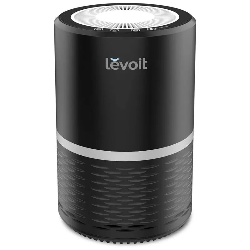 Purificador De Ar Com Filtro Hepa, Area Ate 30 M2, Com Controle Remoto, Levoit Lv H132, Preto