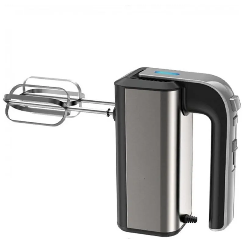 10 Pack Batedeira De Mao Com 5 Velocidades E Acessorios De Aco Inox, 800w, 110v, Qinyang, Cinza