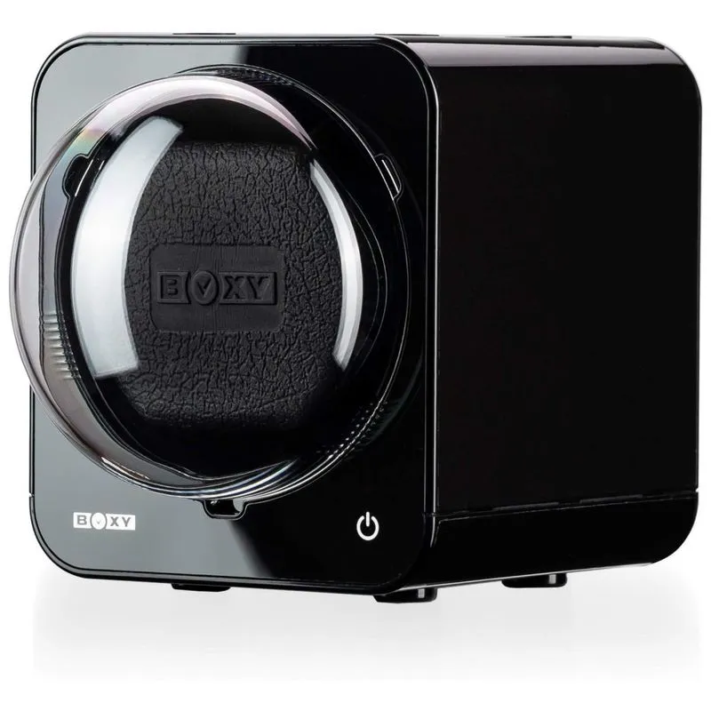 Caixa, Estojo Rotativo Automatico Para Relogios, 1 Lugar, Abest Boxy Fancy Brick, Preto