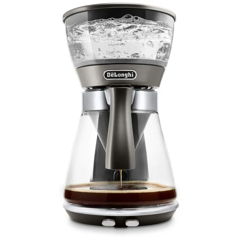 Cafeteira Eletrica Programavel Goumert 3 Em 1 Cpaciade 8 Xic Qualidade Barista, 1200w, 110v, Delonghi Icm17270, Cinza