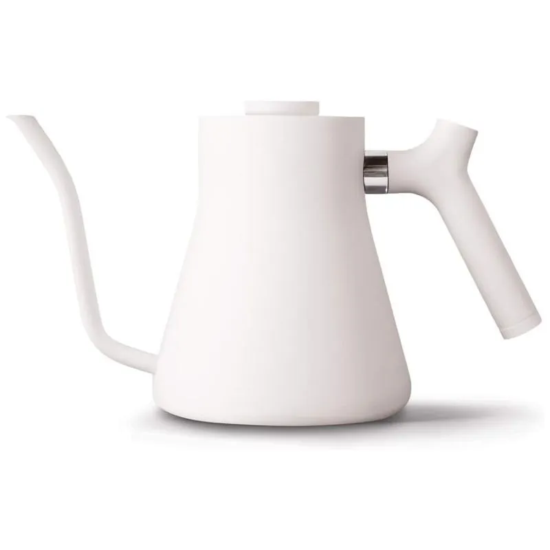 Chaleira De Agua 1l Com Termometro E Aco Inoxidavel, Branca, , Fellow Cd Stagg Kettle White Mat, Branco