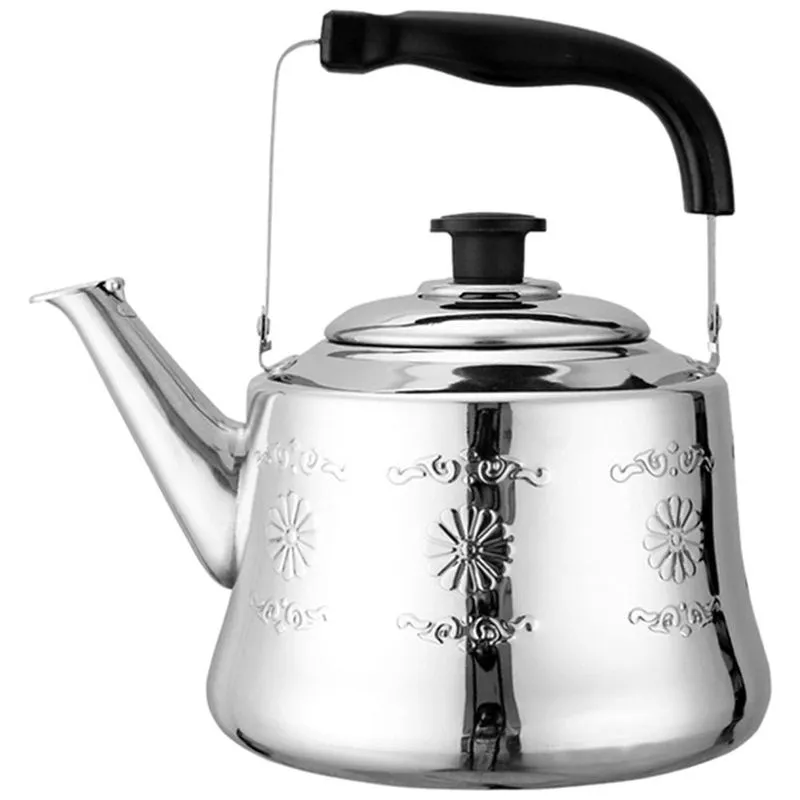 Chaleira De Cha 3.2l Com Apito, Aco Inoxidavel, Dicunoy, Prateado