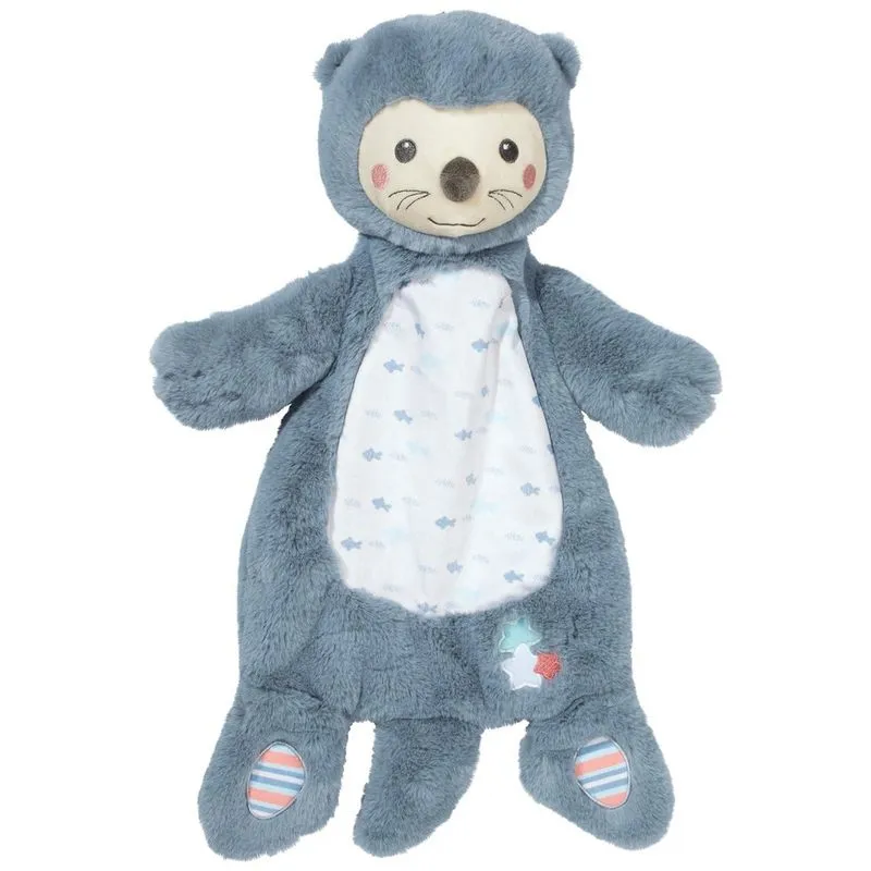 Lontra De Pelucia Baby Hora Da Naninha, A Partir De 3 Meses, Douglas, Azul