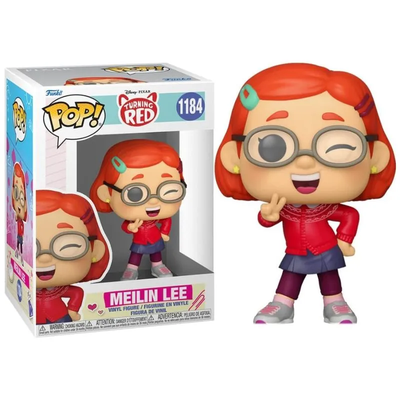 Pop Boneca Mei Lee Colecao Turning Red Para Criancas De 6 Anos Ou Mais, Funko 61531, Vermelho