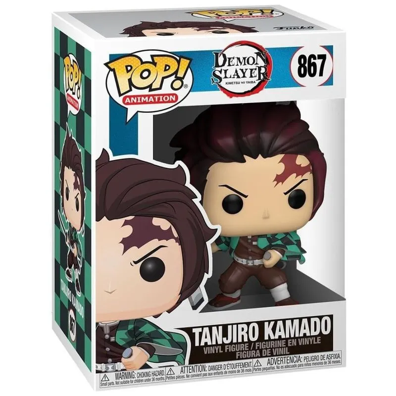 Funko Boneco Demon Slayer Para Criancas A Partir De 6 Anos, Pop 49010, Marrom