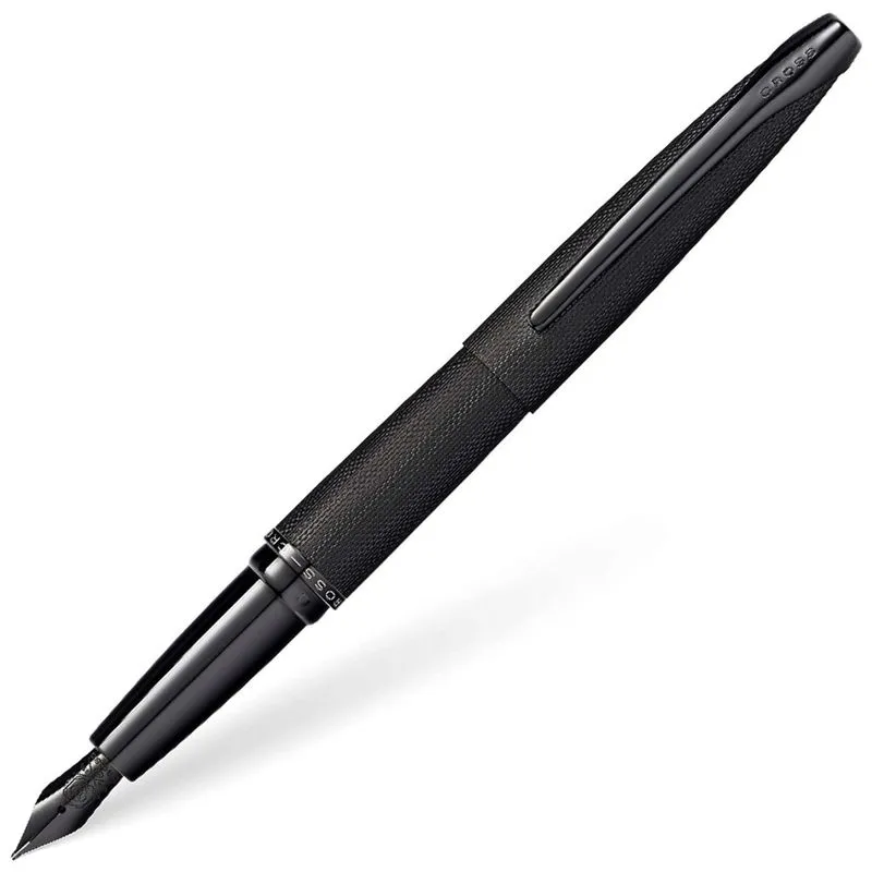 Atx Caneta Tinteiro Com Escrita Suave Ponta Media E Estojo, Cross 886 41mj, Preto