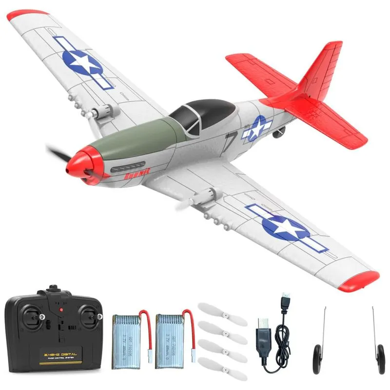 Volantexrc 761 5 Rtf Avião De Controle Remoto 2.4g Design 4ch, Branco, Idade Recomendada 14