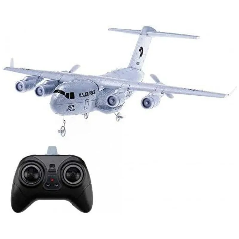 Aviao De Controle Remoto C17, 2.4g Design 2ch, Idade Recomendada 14, Crazepony, Amarelo