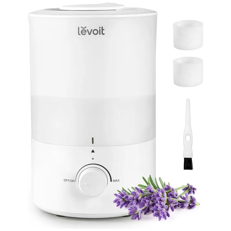 Umidificador Ultrassonico Portatil 3l Ate 25h, Area Ate 26 M2, 110v, Levoit Dual 150, Branco